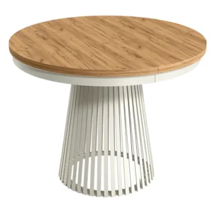 Jídelní rozkládací stůl GERDONY 100-180 cm, dub craft zlatý/kašmír