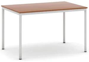 Jídelní stůl 120x80 cm šedá s třešňovou deskou