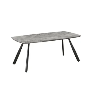 Jídelní stůl ADELON Beton/Černá 180×90 cm