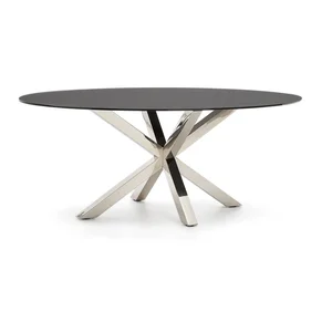 Jídelní stůl Argo s elegantní skleněnou deskou 100x200 cm