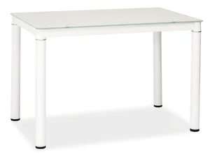 Jídelní stůl BOVEC 100×60 cm, dub sonoma/bílá