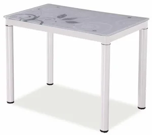 Jídelní stůl DAMAR 80×60 cm – bílý