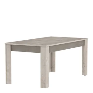 Jídelní stůl DETLEFA champagne dub / beton béžová