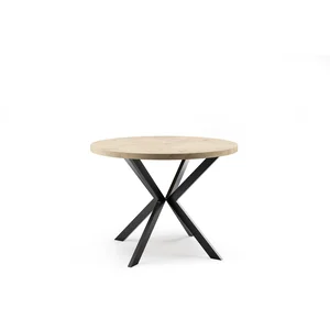 Jídelní stůl ELA 120 cm dub sonoma/černá