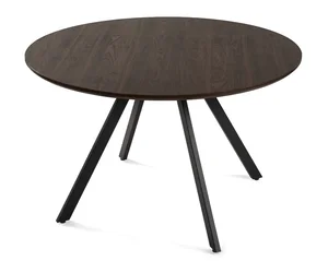 Jídelní stůl GYRUS 120 cm – kulatý, hnědý