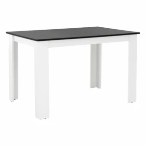 Jídelní stůl KRAZ 120×80 cm – černobílý