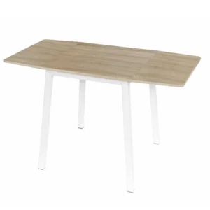 Jídelní stůl MDF a kov 60-120x75 cm