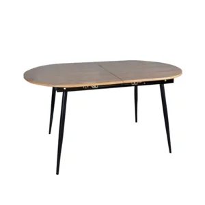 Jídelní stůl rozkládací dub/černá 150–190 × 75 cm TAMERON