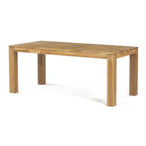 Jídelní stůl XERARWEL – dub masiv 180×90×75 cm