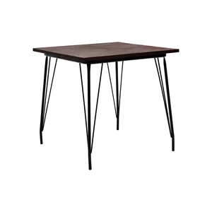 Jídelní stůl z jilmového dřeva Ø80 cm District Premier Housewares