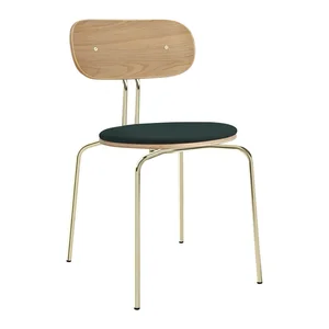 Jídelní židle Curious UMAGE – tmavě zeleno-zlatá