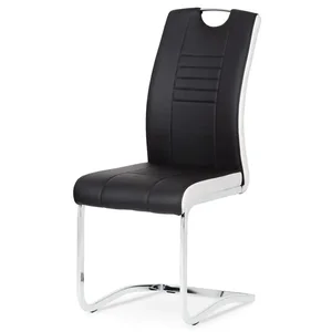 Jídelní židle DCL-406 BK Černá s Bílými Boky