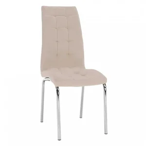 Jídelní židle GERDA NEW béžová chrom