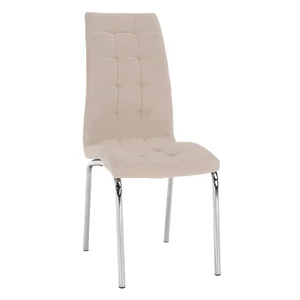 Jídelní židle GERDA NEW Béžová Dulux, chrom