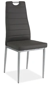Jídelní židle GOMILA šedá/chrom