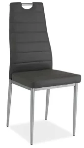 Jídelní židle H-260 šedá/chrom