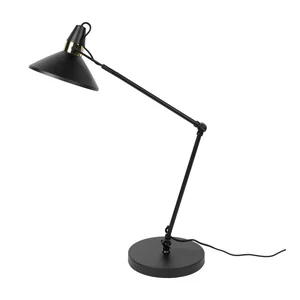 Jona Černá Stolní Lampa s Kovovým Stínidlem
