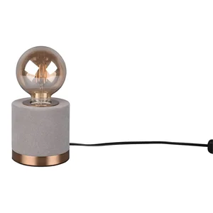 Judy Trio: šedá sametová stolní lampa