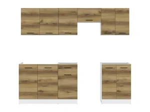 Junona Modul 230 cm – bílá/dub Delano