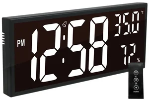 JVD DH309.1 Multifunkční LED Digitální Hodiny s Dálkovým Ovládáním