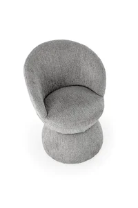 K581 Halmar – otočné jídelní křeslo, šedé