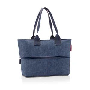 Kabelka Shopper e1 Herringbone, tmavě modrá