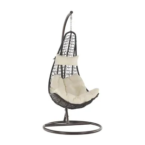 KALEA 2 NEW závěsné křeslo - hnědá/krémová