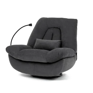 KALTORFEN Relaxační křeslo s elektrickým ovládáním – šedá látka