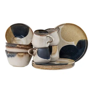 Kameninová jídelní sada Jules 12 ks Bloomingville