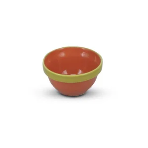 Kameninová miska Duo 170 ml – zelená/oranžová