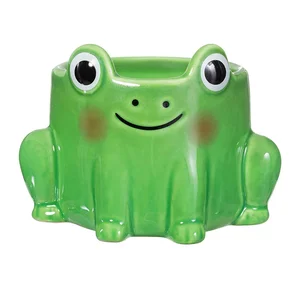 Kameninový keramický obal na květináč Frog od Sass & Belle