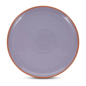 Kameninový talíř Duo Ø 26 cm – oranžovo-fialový