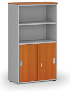 Kancelářská skříň PRIMO GRAY s posuvnými dveřmi