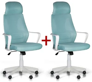 Kancelářská židle FRESH s hromadnou akcí 1+1 zdarma, modrá