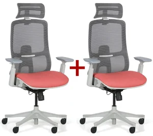 Kancelářská židle Johnny s ergonomickými funkcemi a akční nabídkou 1+1 zdarma