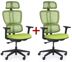 Kancelářská židle Kelly s ergonomickými funkcemi – akce 1+1 zdarma