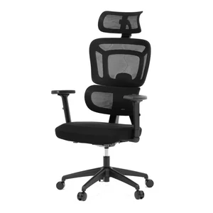 Kancelářská židle MOLINER s černou síťovinou