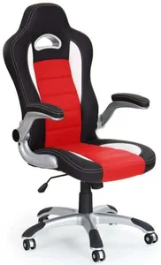 Kancelářské křeslo Lotus – černá/šedá/bílá (Halmar)