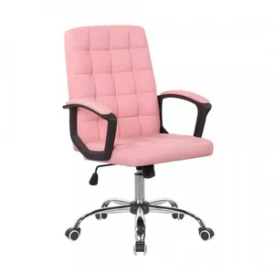 Kancelářské křeslo RULIS – růžová ekokůže