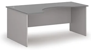 Kancelářský psací stůl PRIMO šedý levý 180x120 cm