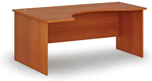 Kancelářský psací stůl PRIMO WOOD, 180x120 cm, levý, třešeň