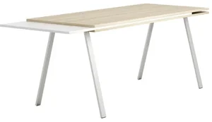 Kancelářský stůl LAYERS s výsuvnou deskou 170 cm bílý/dub