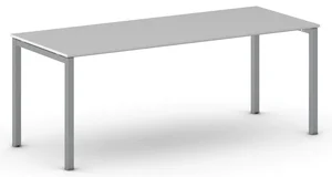 Kancelářský stůl METAL 200x80 cm šedý