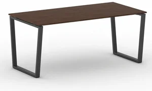 Kancelářský stůl PRIMO IMPRESS 180x90 cm černá a ořech
