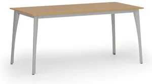 Kancelářský stůl PRIMO OMEGA 160x80 cm šedá/buk