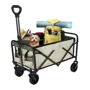 KARIL skládací vozík, béžový