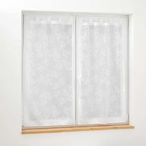 Karla bílé voálové záclony – sada 2 ks, 60×120 cm