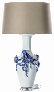 Keramická lampa s motivem chobotnice