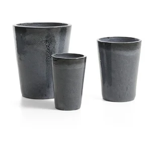 Keramické květináče Rotja – sada 3 ks Ø47 cm
