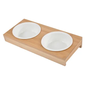 Keramické misky pro psa na stojanu Ø12 cm – Love Story